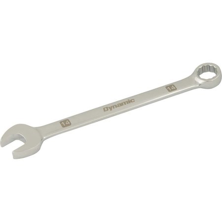 DYNAMIC Tools 14mm 12 Point Combination Wrench, Mirror Chrome Finish D074114
